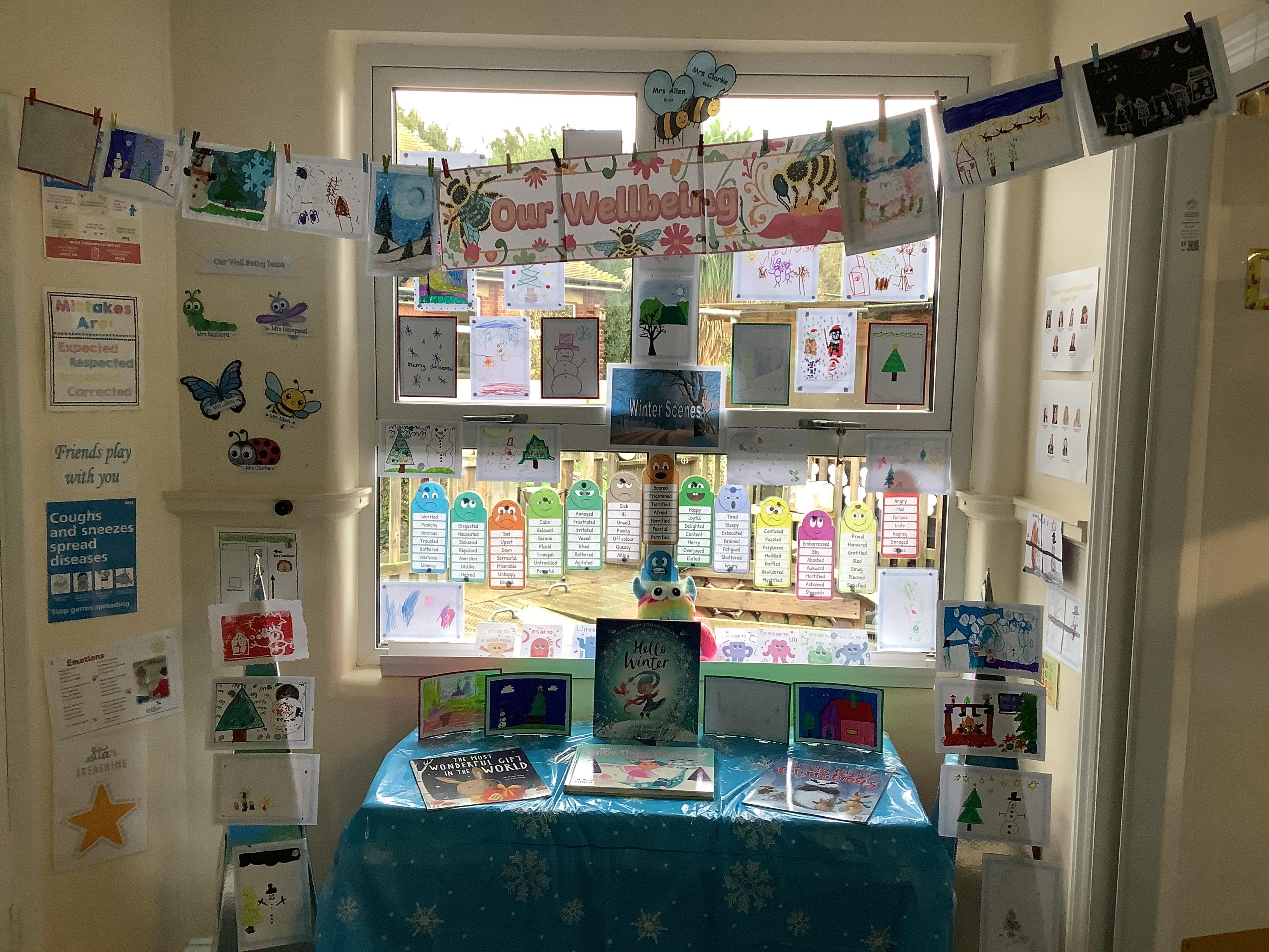 Our Winter Wellbeing display
